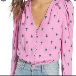 Long sleeve floral body suit